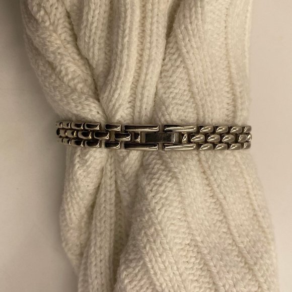 Vintage EUC L.A. Express Two Tone Gold & Silver Tone with Genuine Diamond